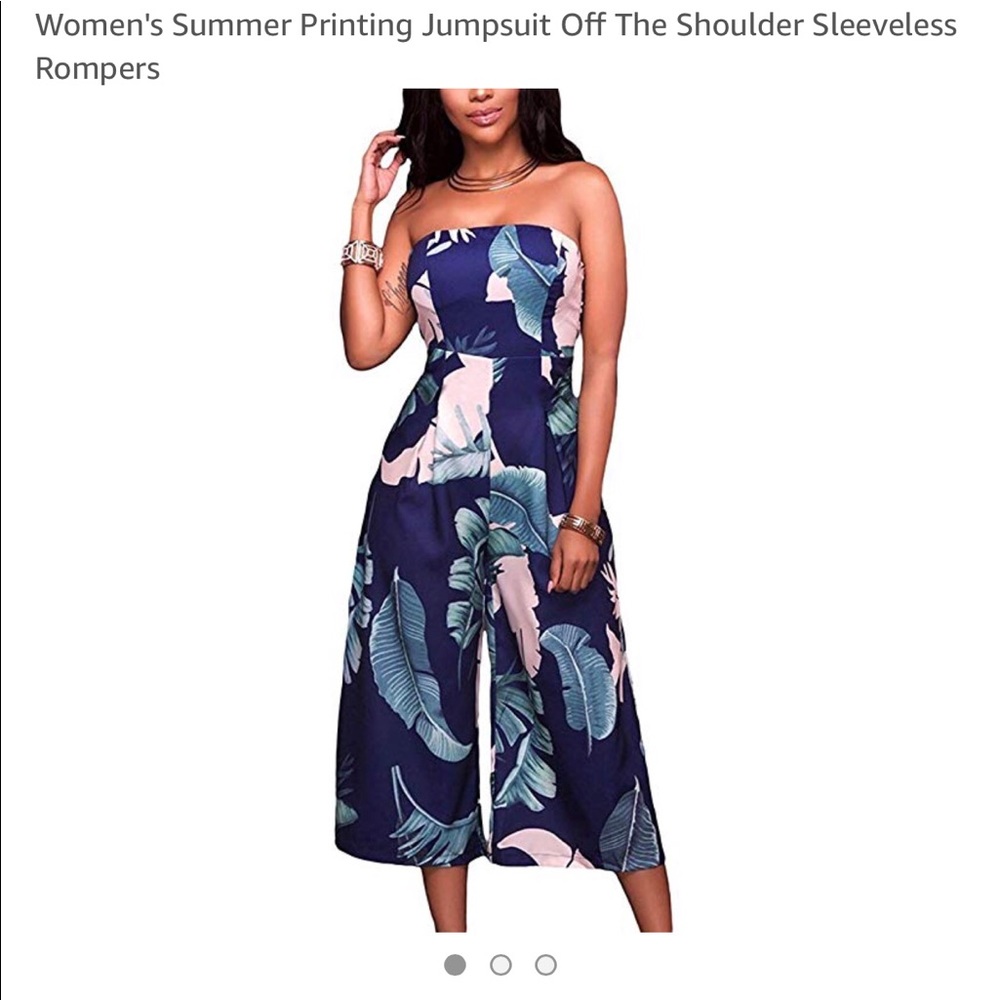 BNWT strapless romper